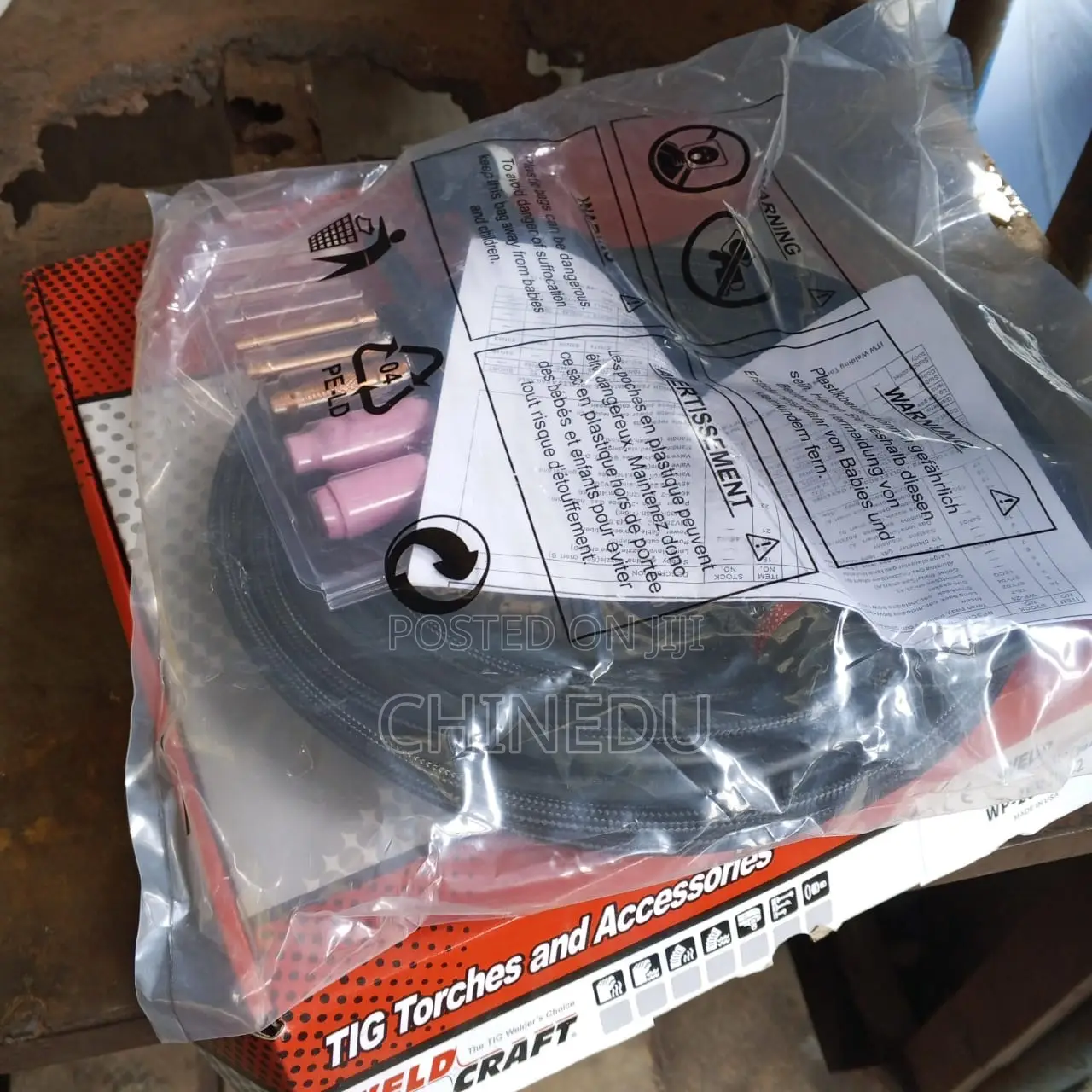 Weldcraft Tig Torch + Consumables Kit