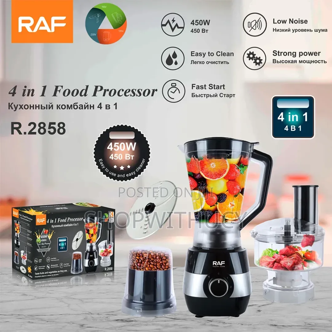 Raf 4 in 1 Food Processor 1600watts