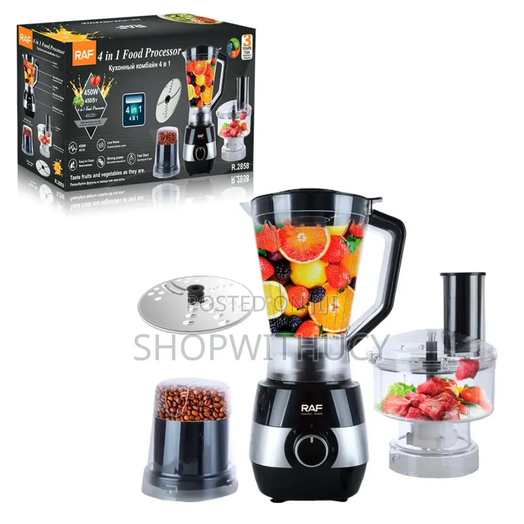 Raf 4 in 1 Food Processor 1600watts