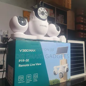 6mp V380max Triple Lens Solar PTZ Camera