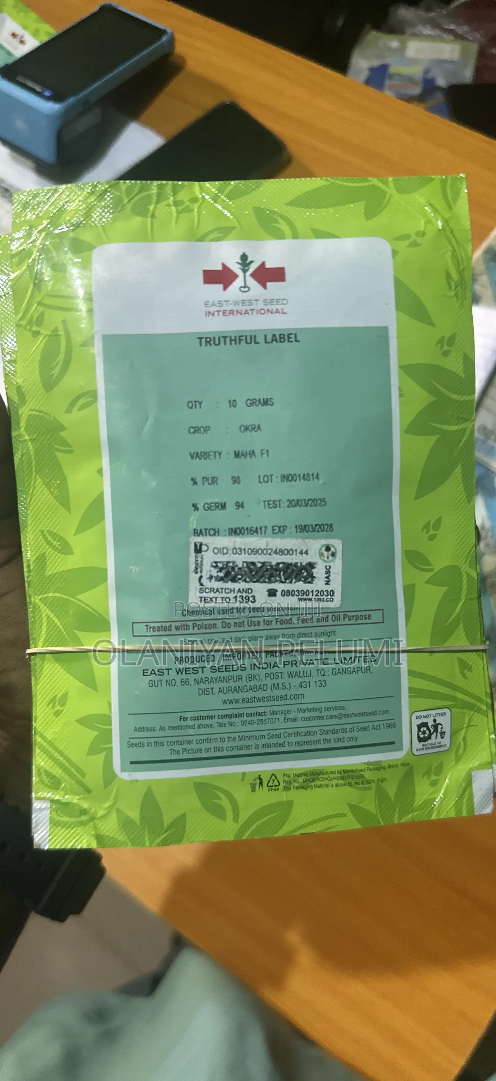 Maha F1 Okra