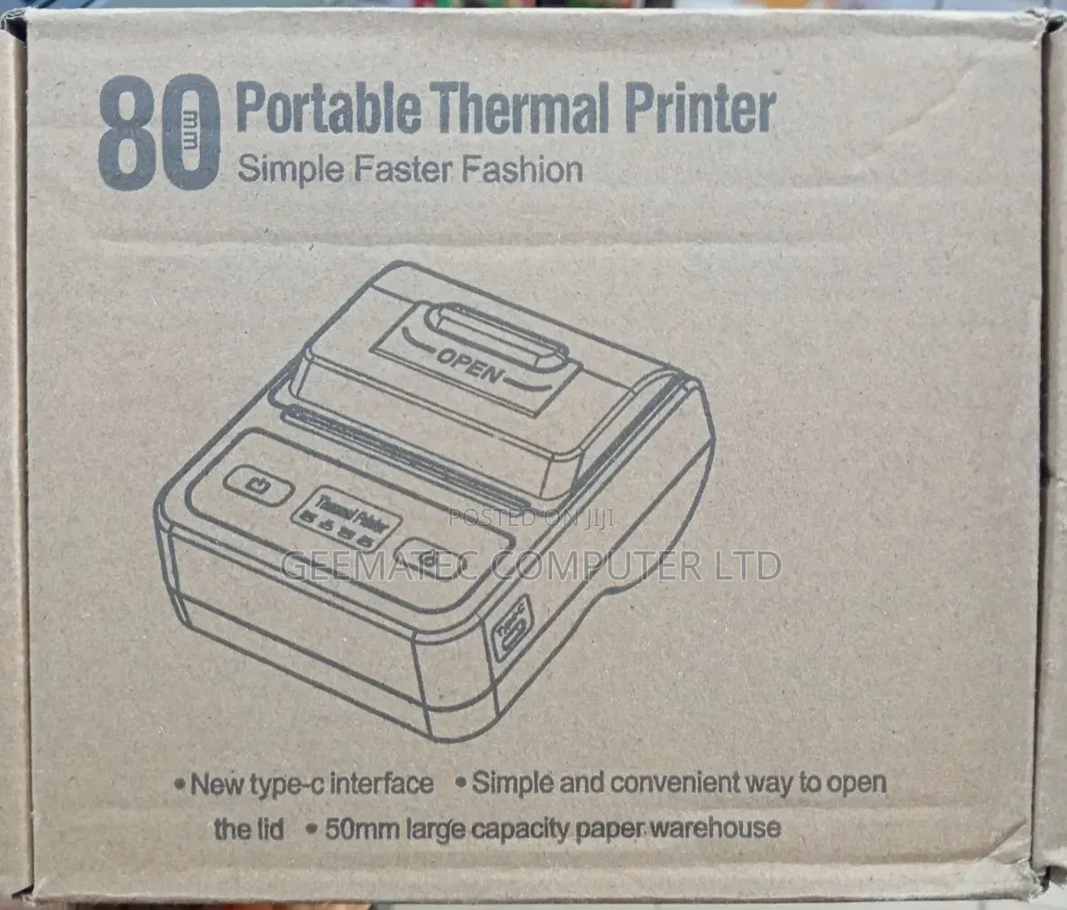 80mm Portable Thermal Printer