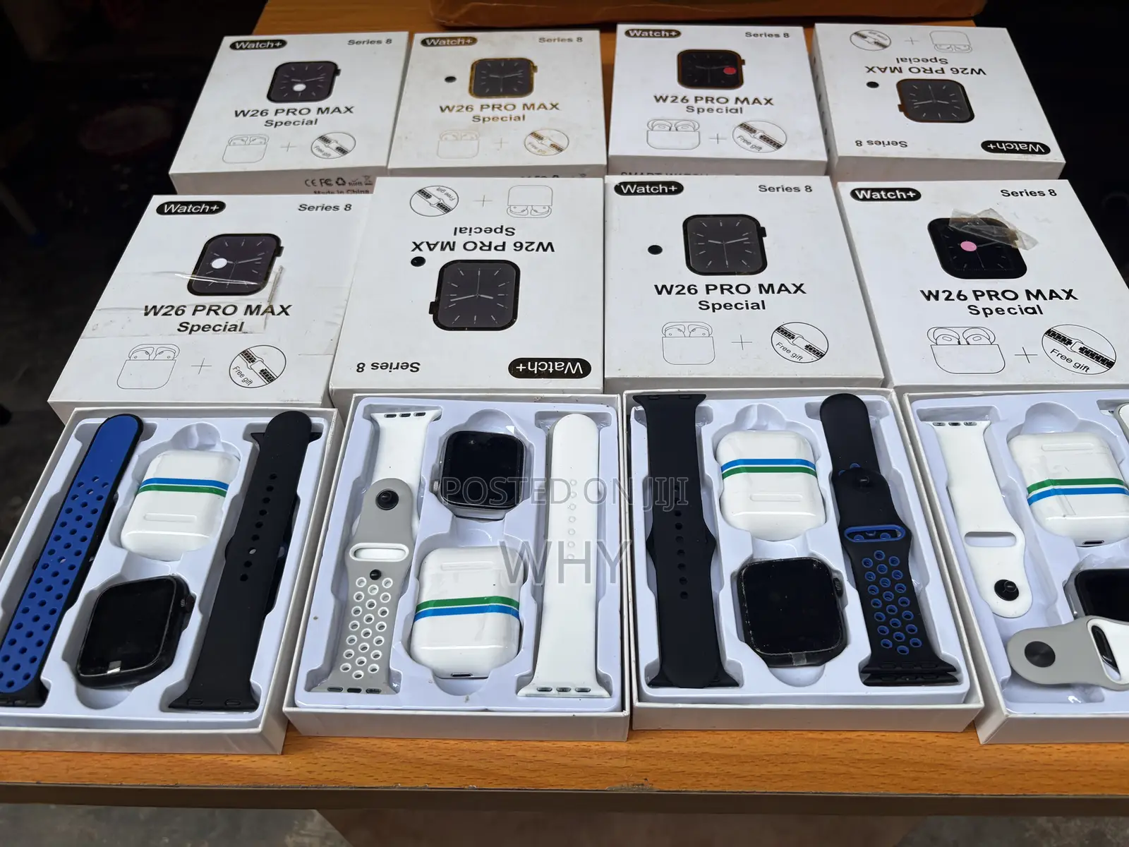 W26 Pro Max Smart Watch With Airpods