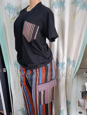 Aso Oke Trouser and Polo