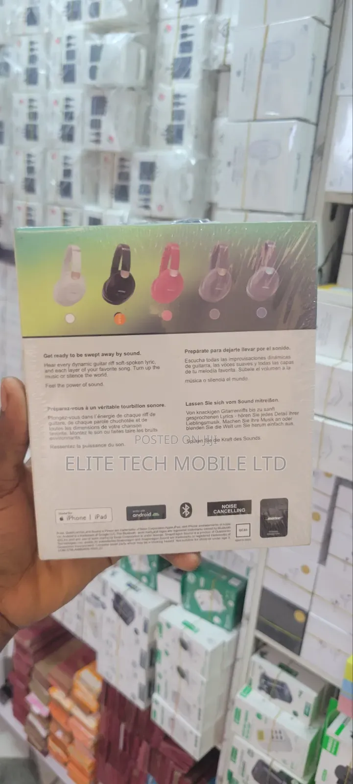 Qunethical Confort Bose Anc /Active Noise Cancelation