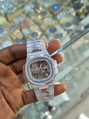 Original Patek Phillipe Nautilus 5711 Skeleton Wristwatch Silver