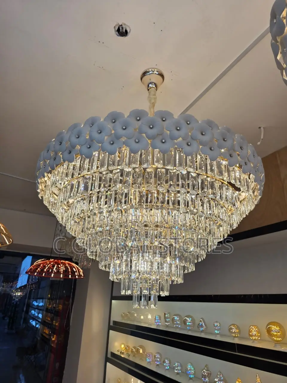 White Crystal Chandelier