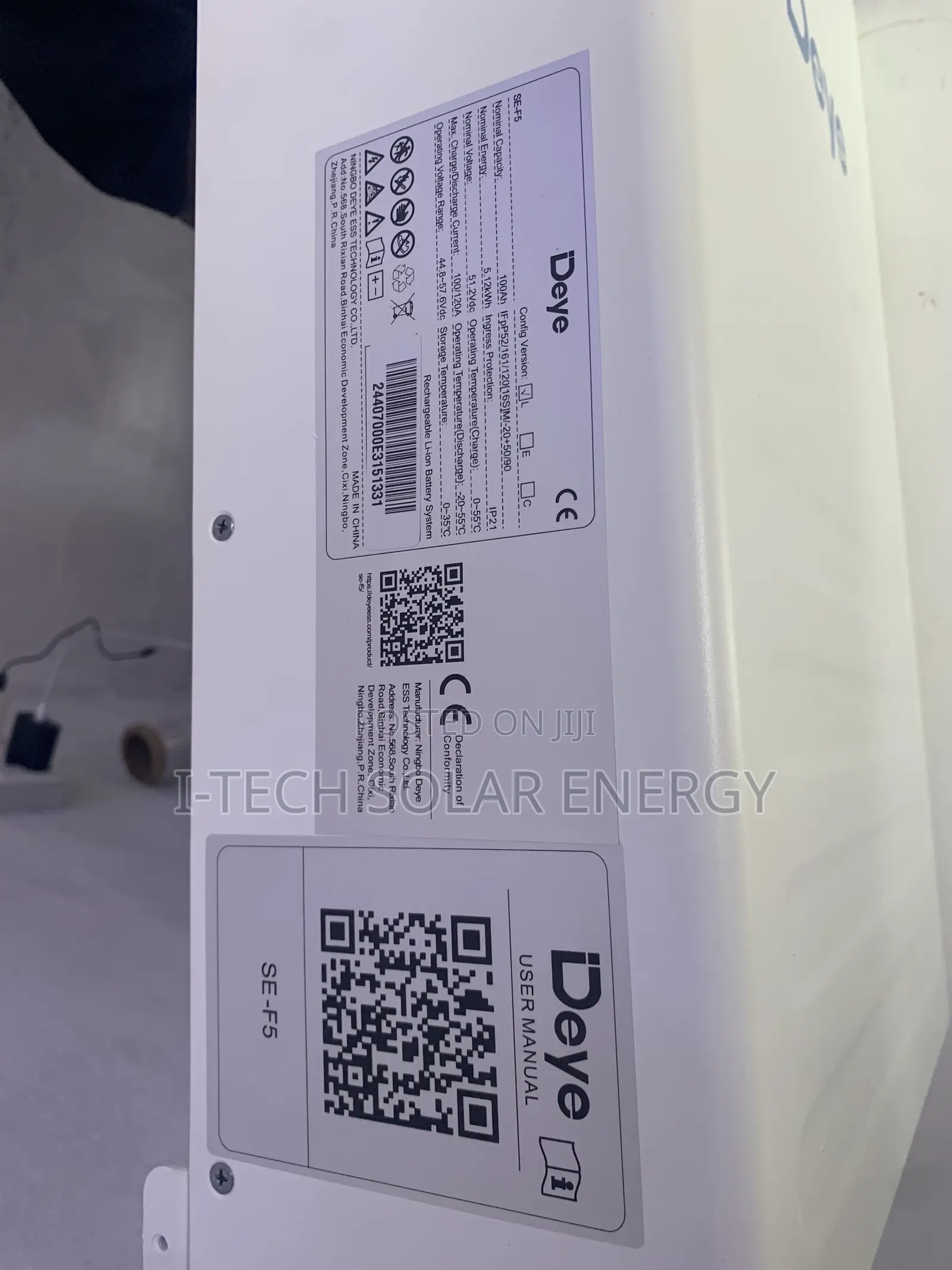 5kwh 48v Deye Solar Lithium Battery