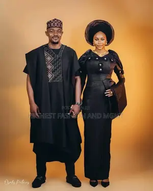 Luxury Jet-Black Structural Gown With 3d Floral Appliqués