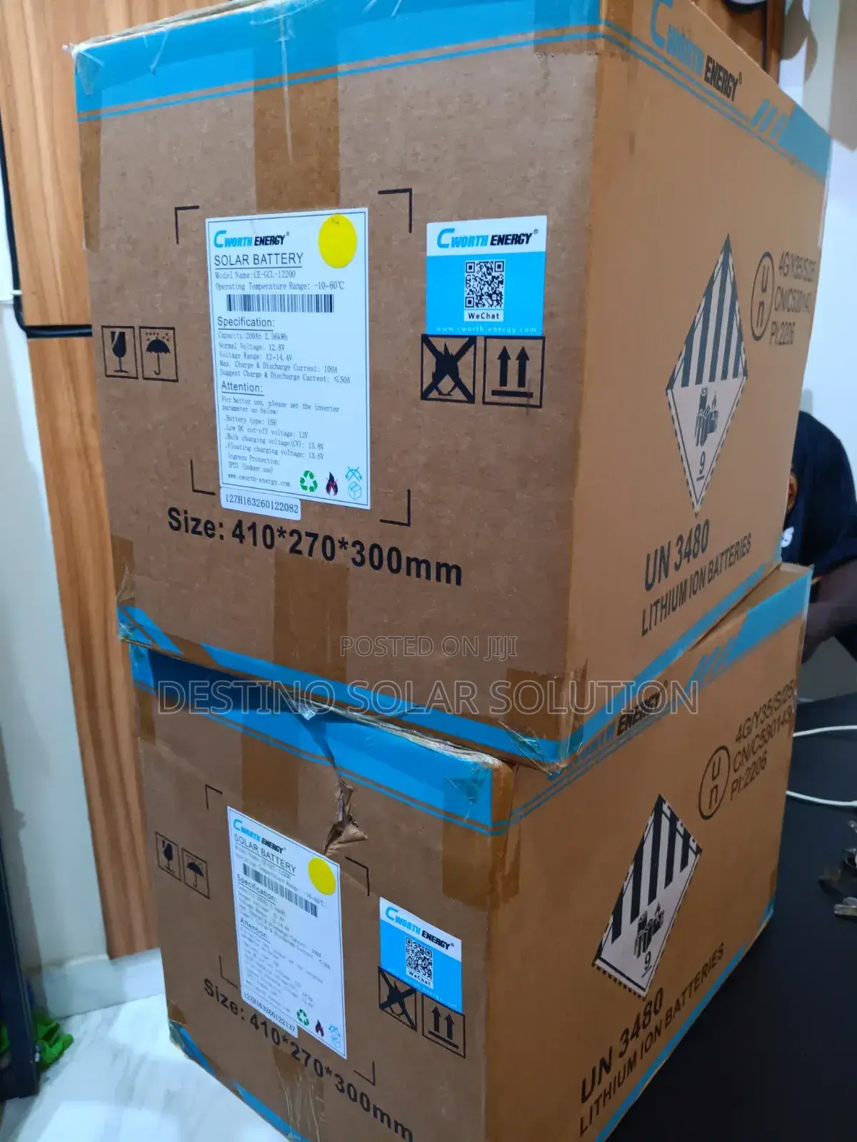 Worth 2.5kw 12v Solar Lithium Ion Battery