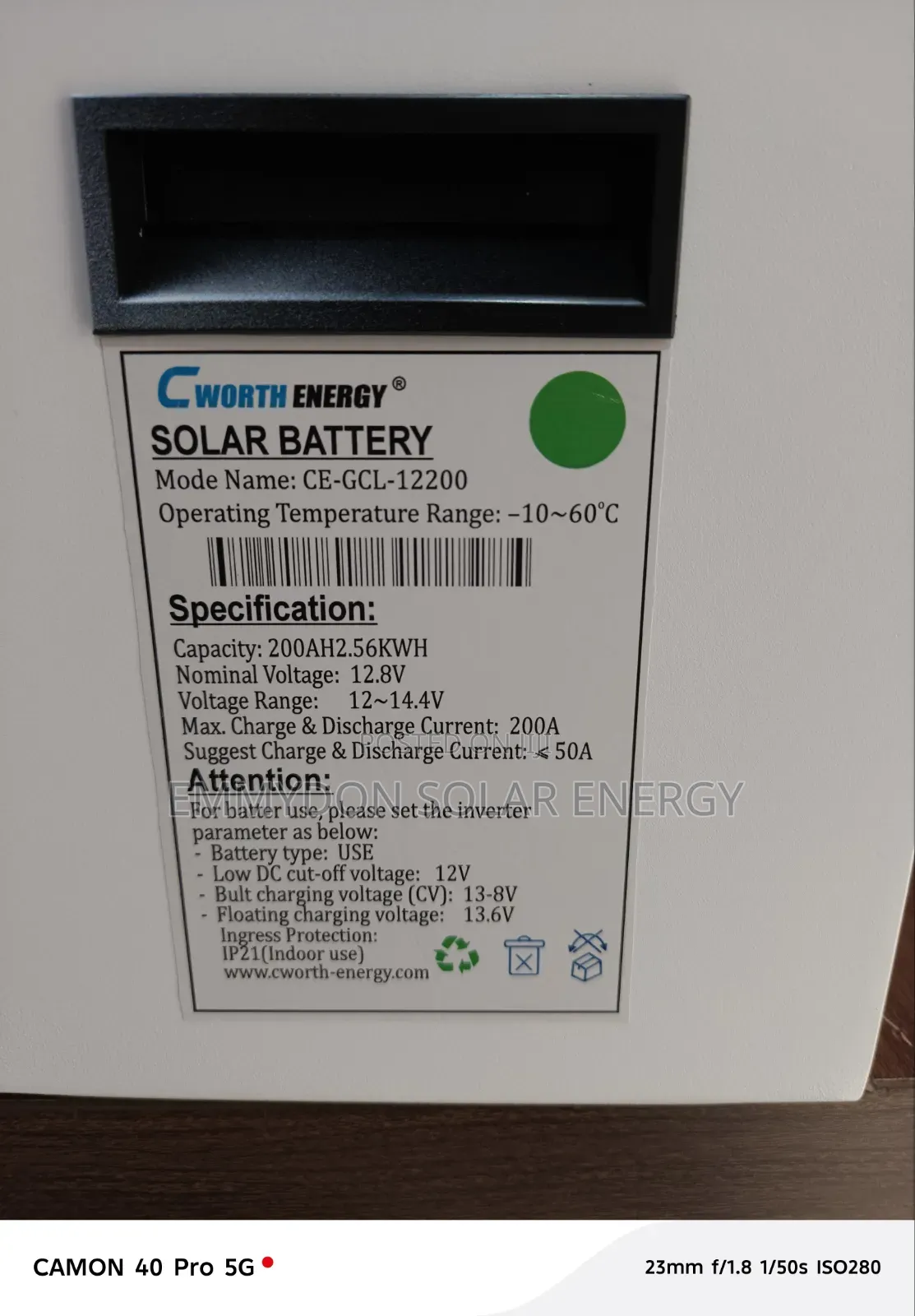 Cworth Lithium Battery 200ah 12v
