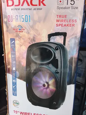 15 Inches Speaker Dj Ack Speaker With Wireless Microphone Is Available