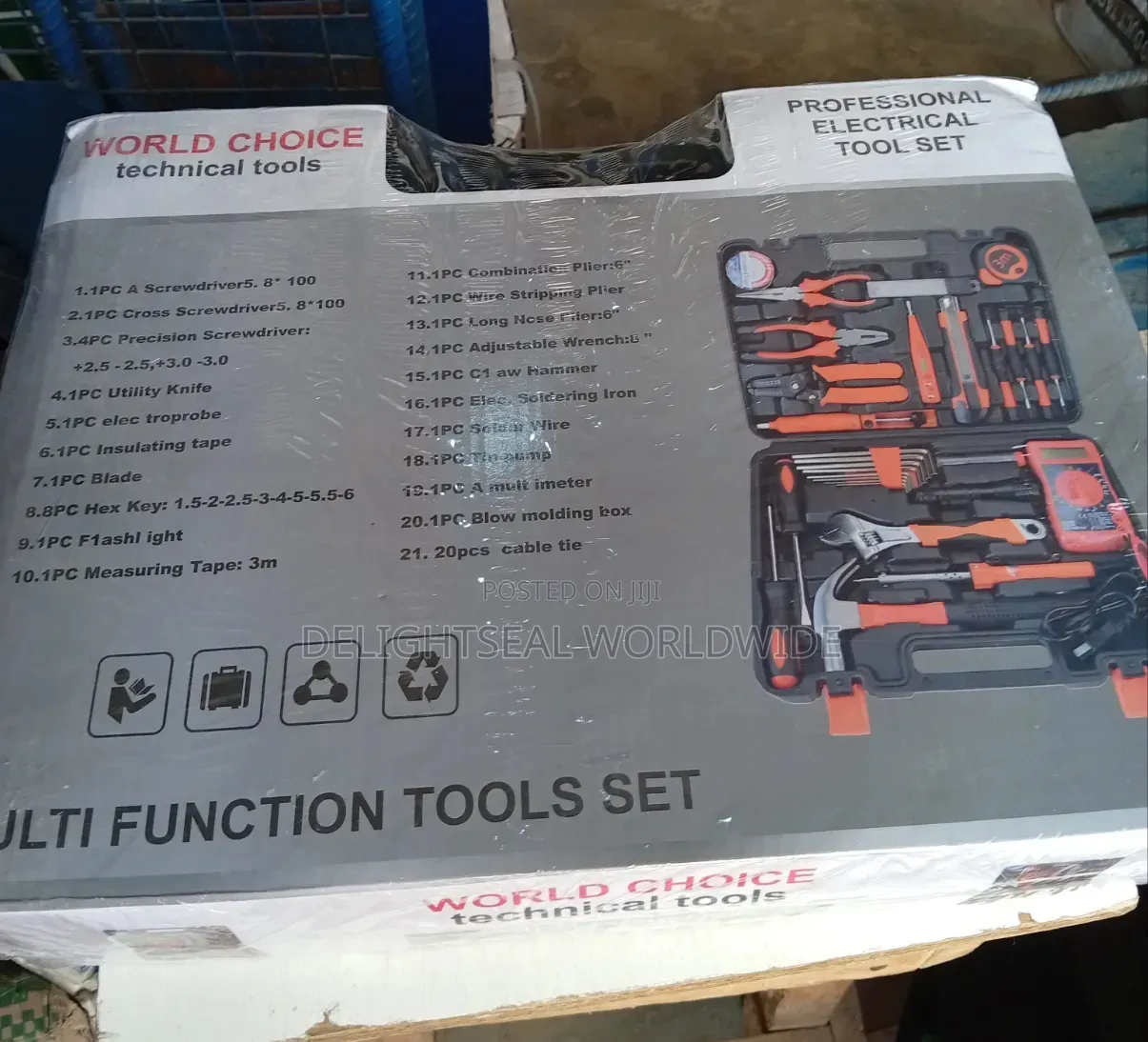 Professional Multi Purpose Tool Box Kit