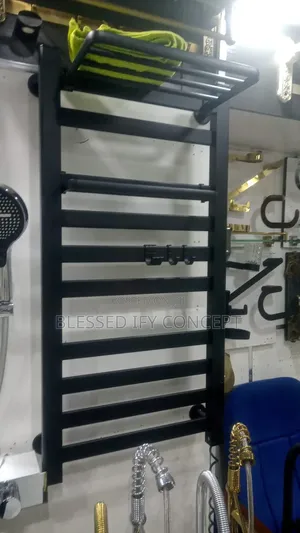 Black Towel Warmer