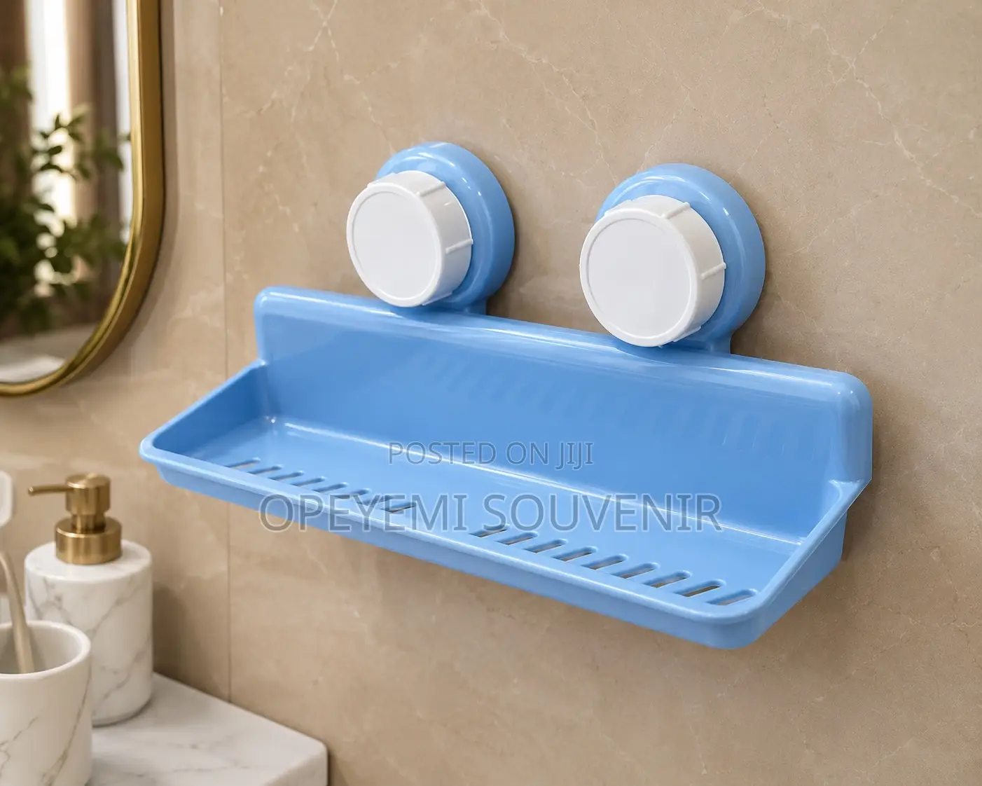 Wall-Mounted Bathroom Organizer