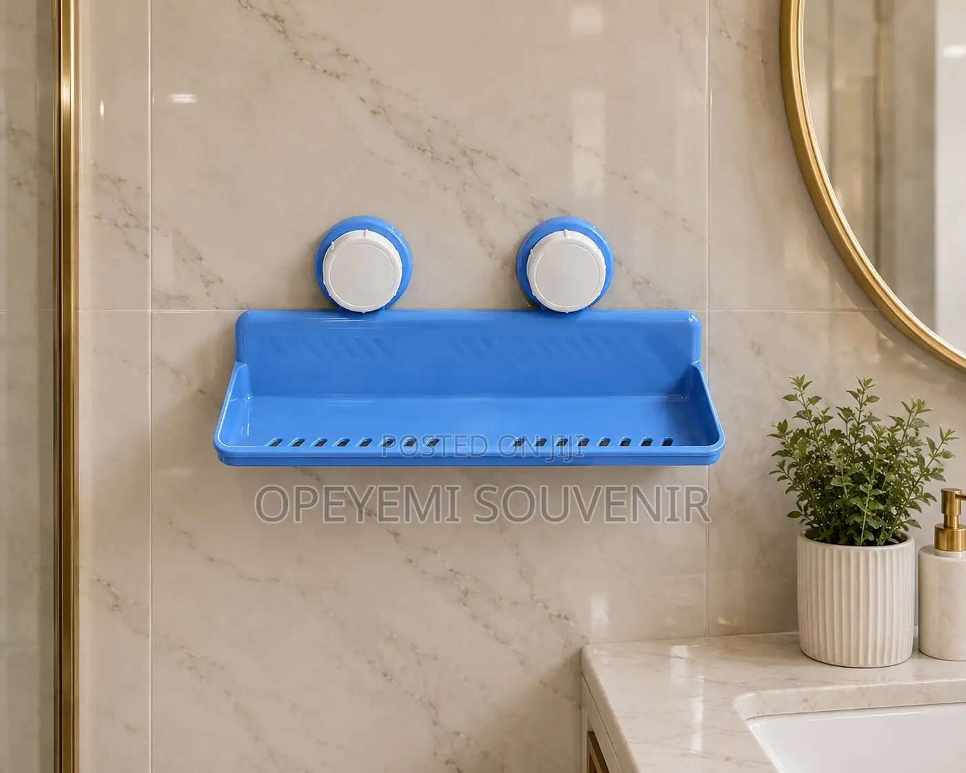 Wall-Mounted Bathroom Organizer