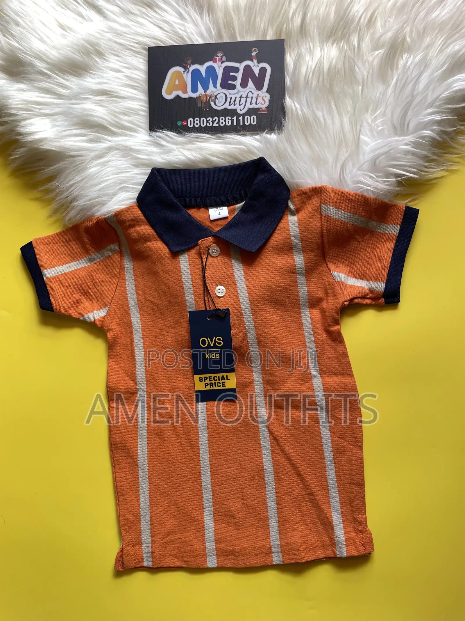 Children Collar Neck Polo