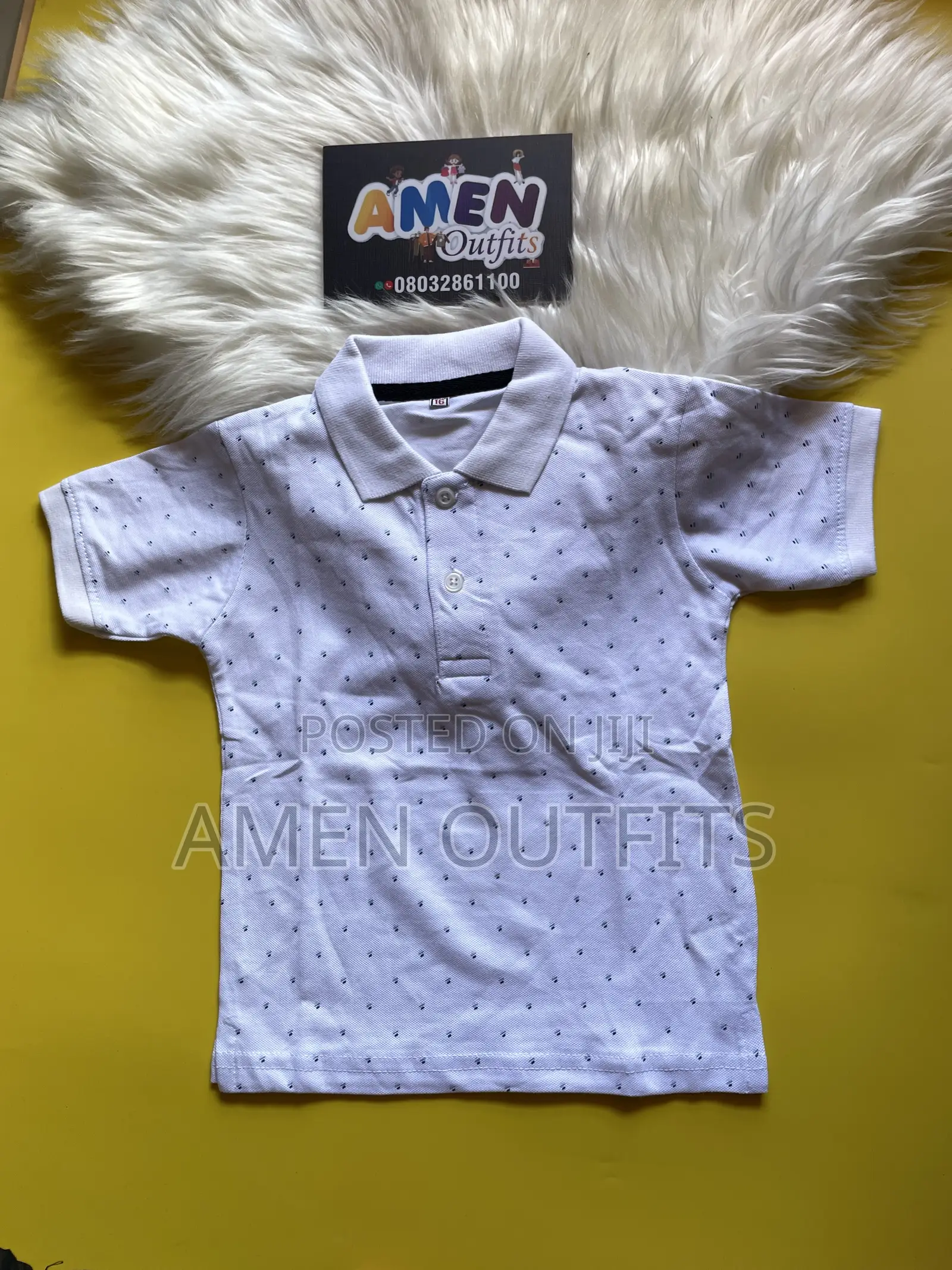 Children Collar Neck Polo