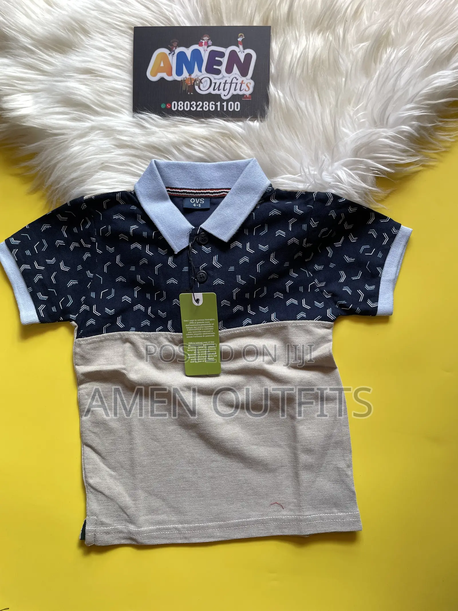 Children Collar Neck Polo