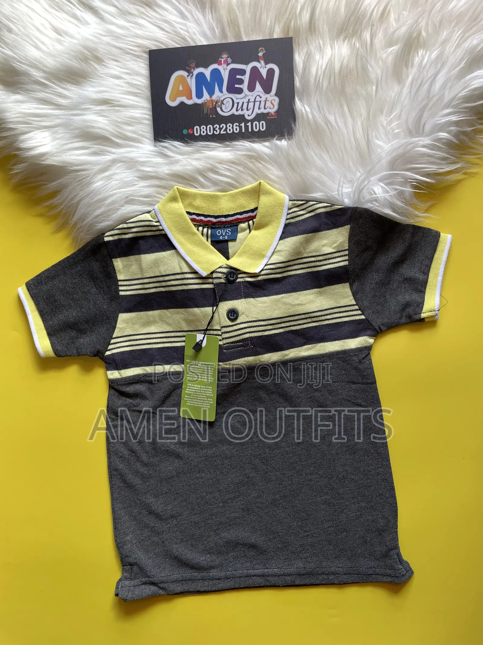 Children Collar Neck Polo