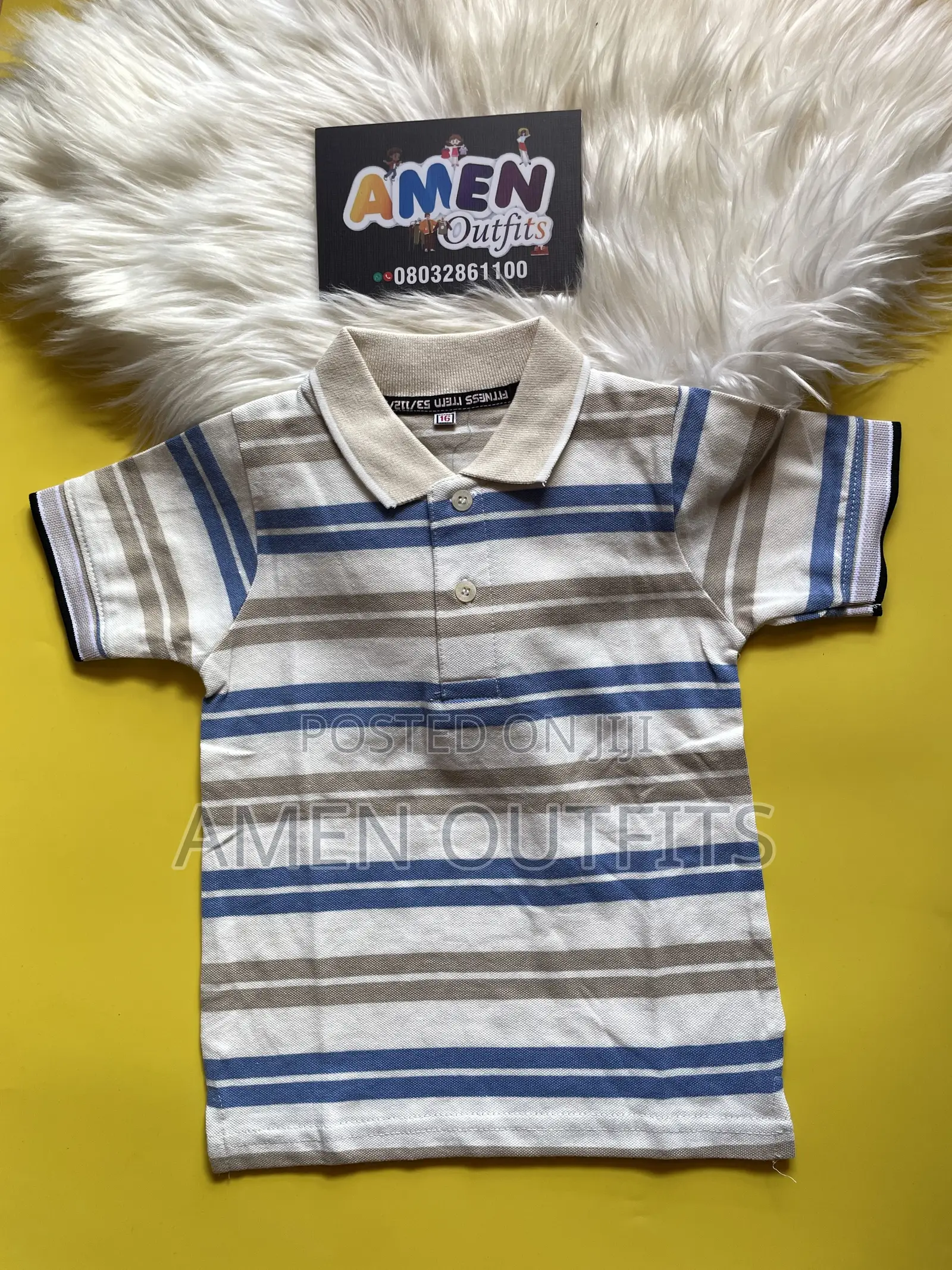 Children Collar Neck Polo