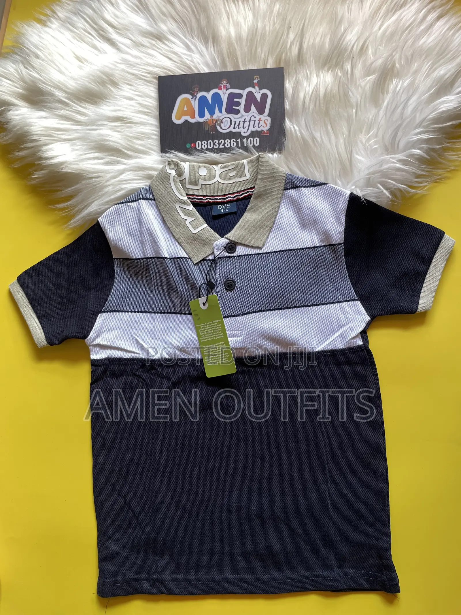 Children Collar Neck Polo