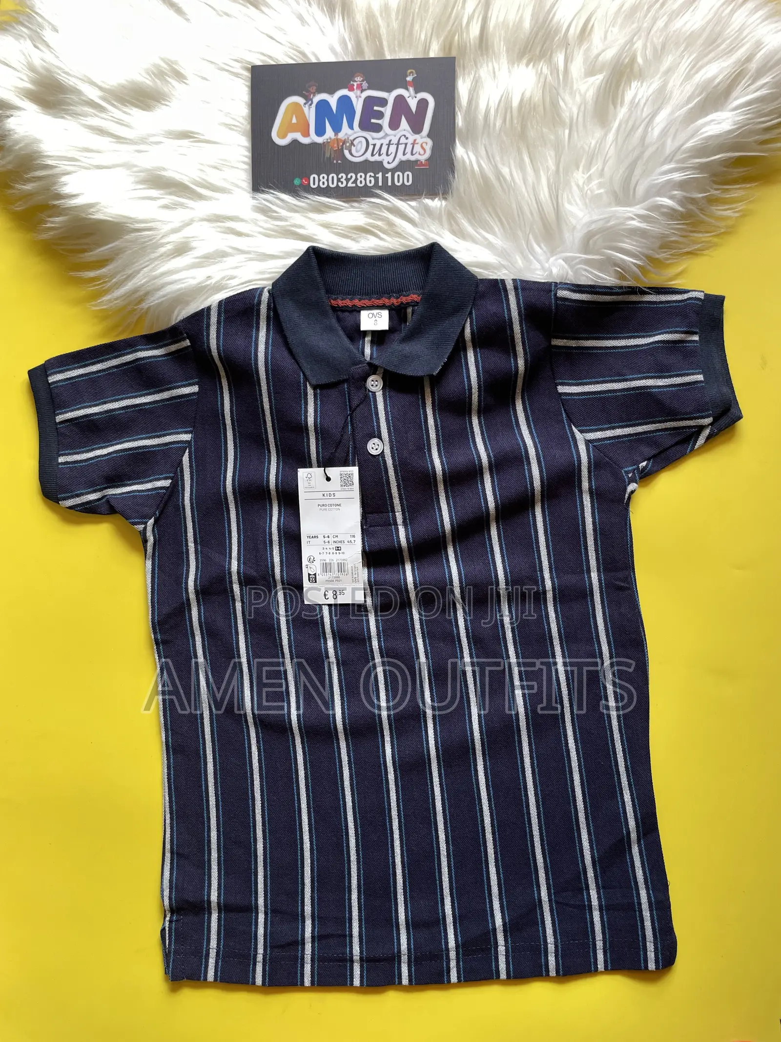 Children Collar Neck Polo