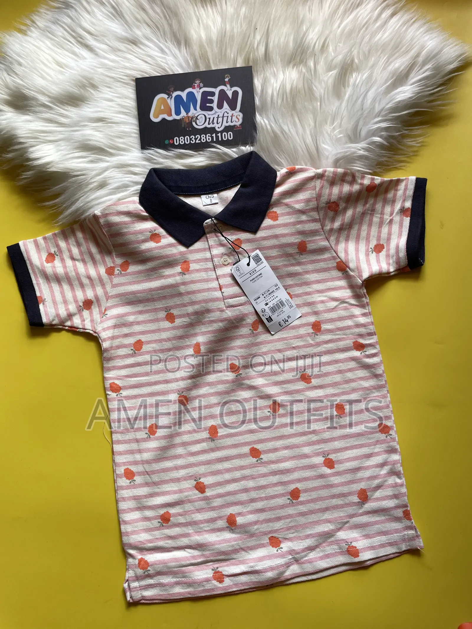 Children Collar Neck Polo