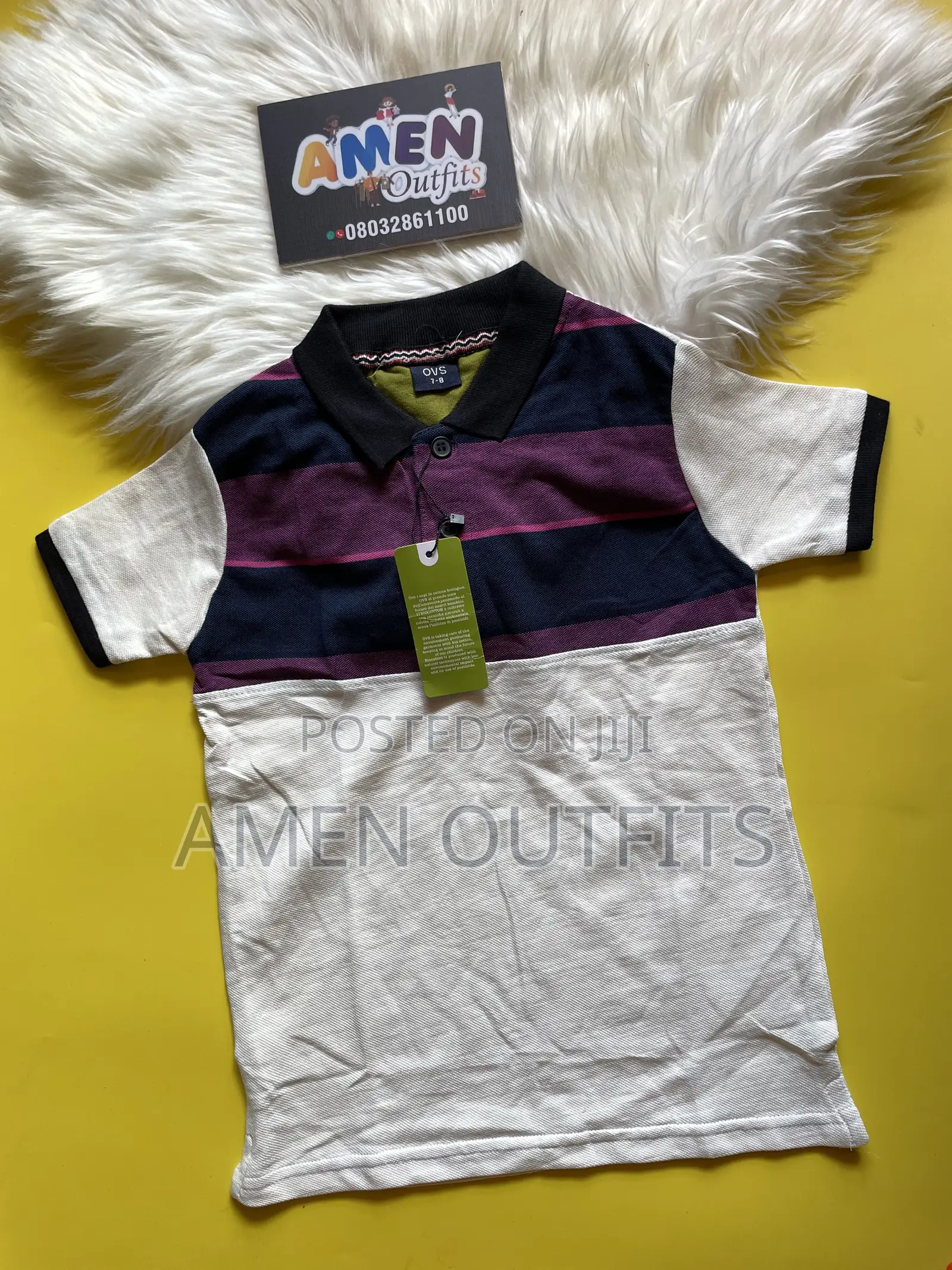 Children Collar Neck Polo