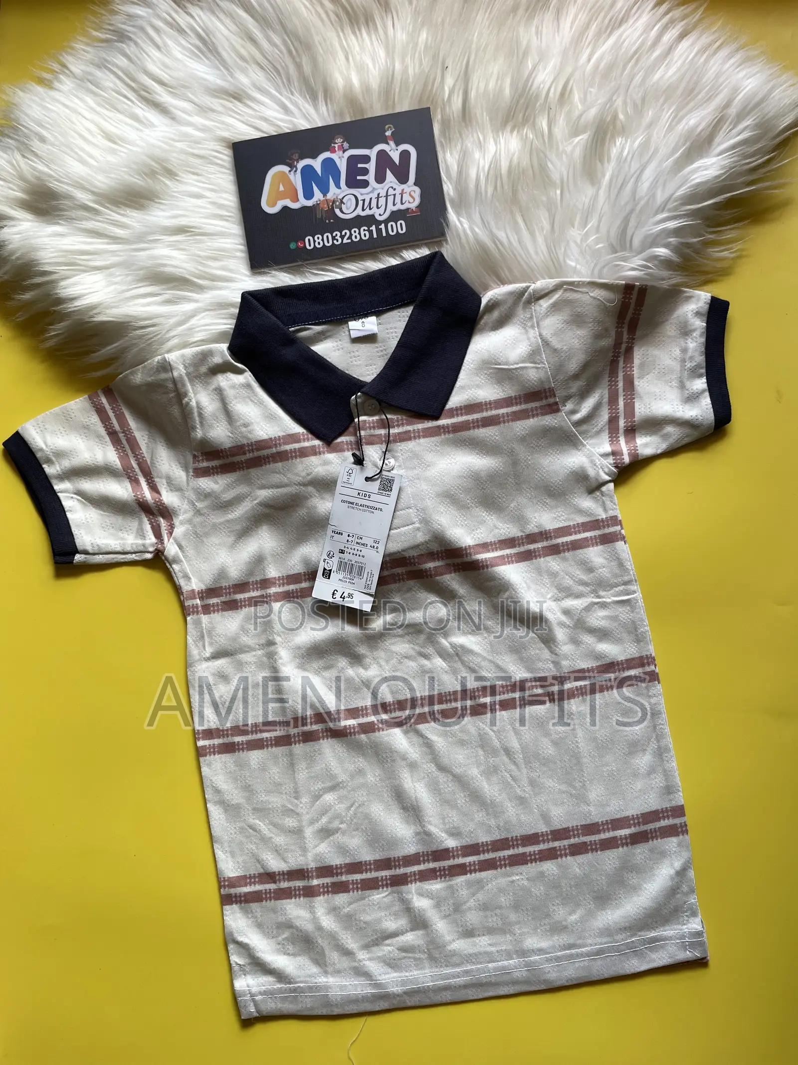 Children Collar Neck Polo