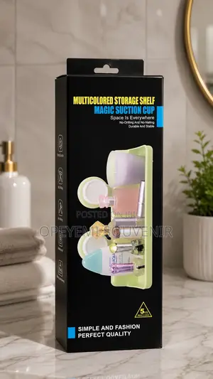 Wall-Mounted Bathroom Organizer