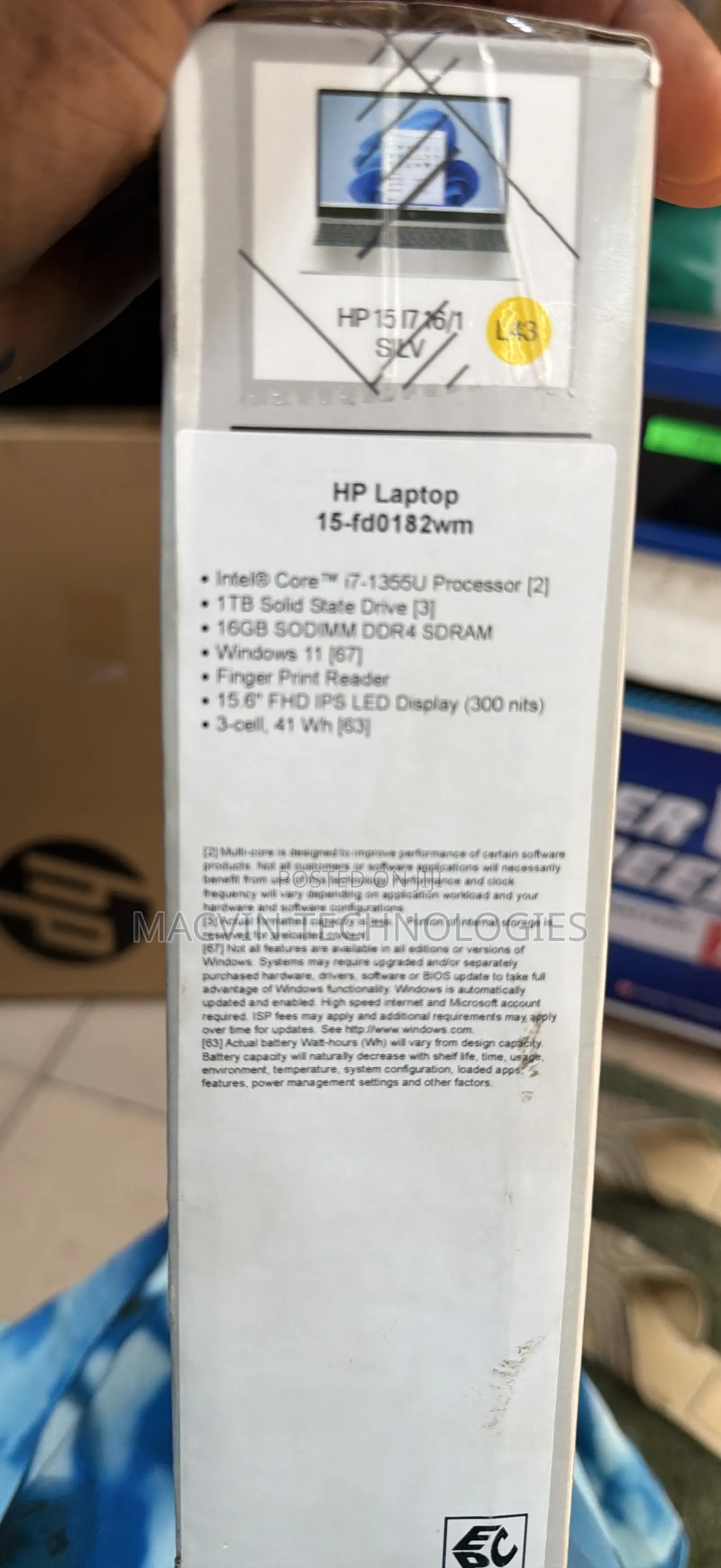 New Laptop HP 15 16GB Intel SSD 1T