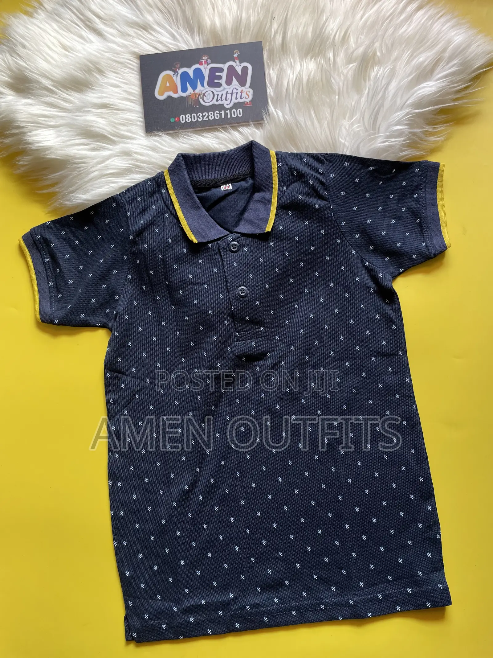 Children Collar Neck Polo