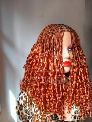 Knotless Curly Braids