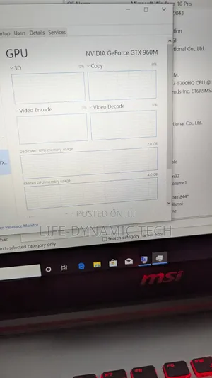 Laptop MSI PE60 Prestige 8GB Intel Core i7 SSD 256GB