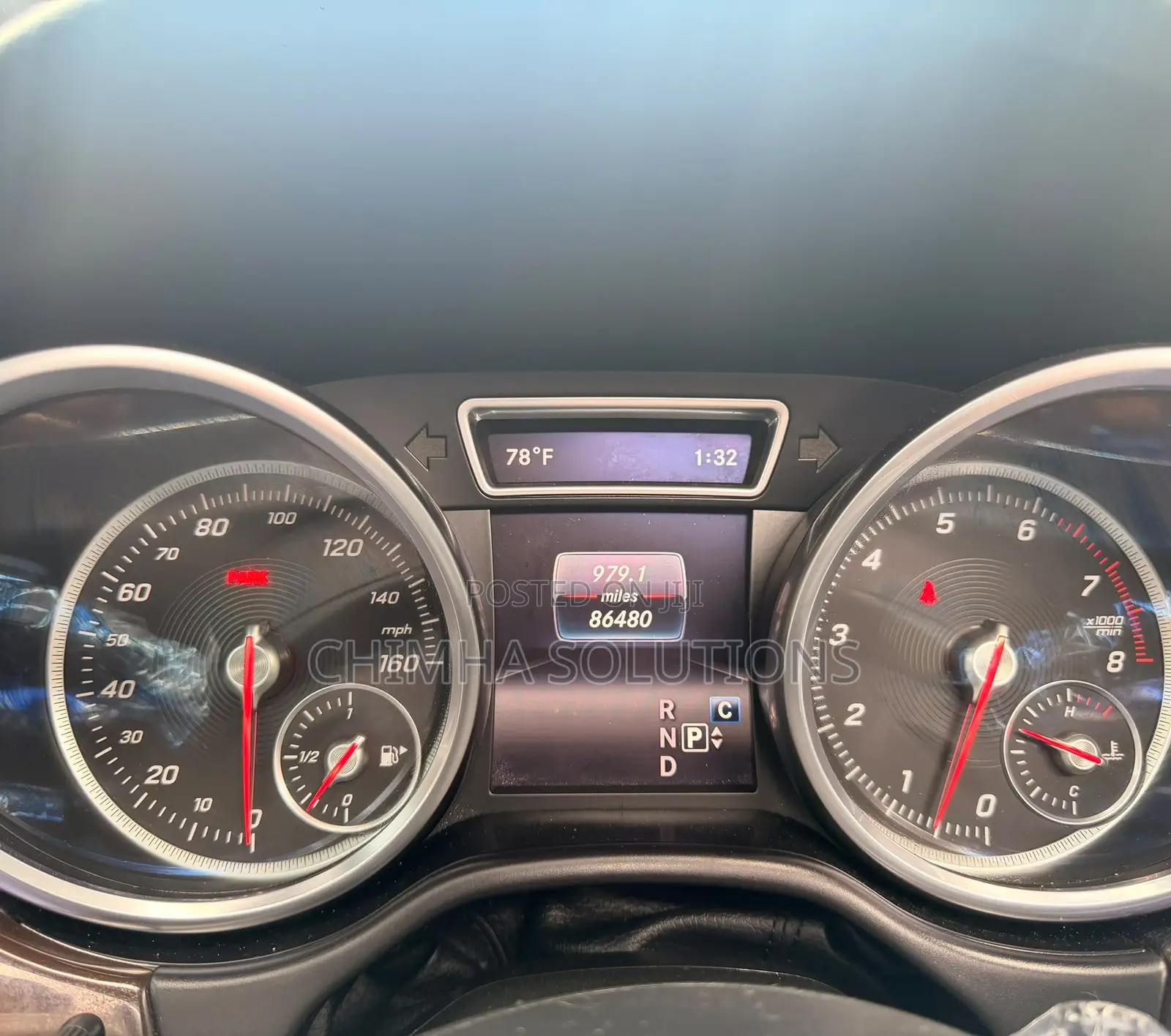 Mercedes-Benz GLE-Class 2017 Gray