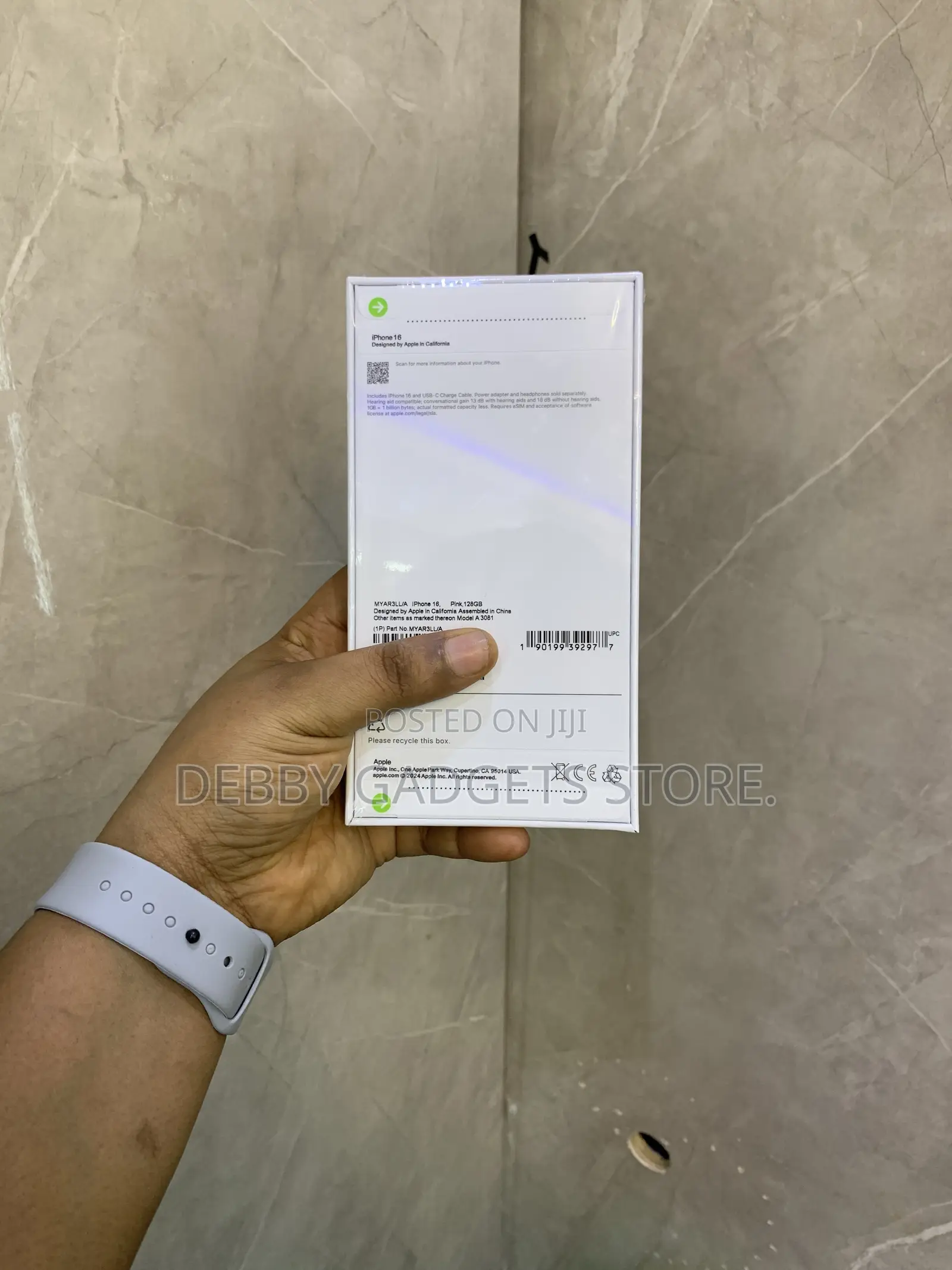 New Apple iPhone 16 128 GB Pink