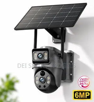 4g Dual Lens Solar PTZ Camera 6mp V380max