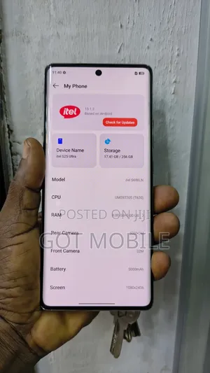 Itel S26 Ultra 256 GB Gray