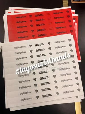 1,000pcs Plain Tyvek Paper Wristbands