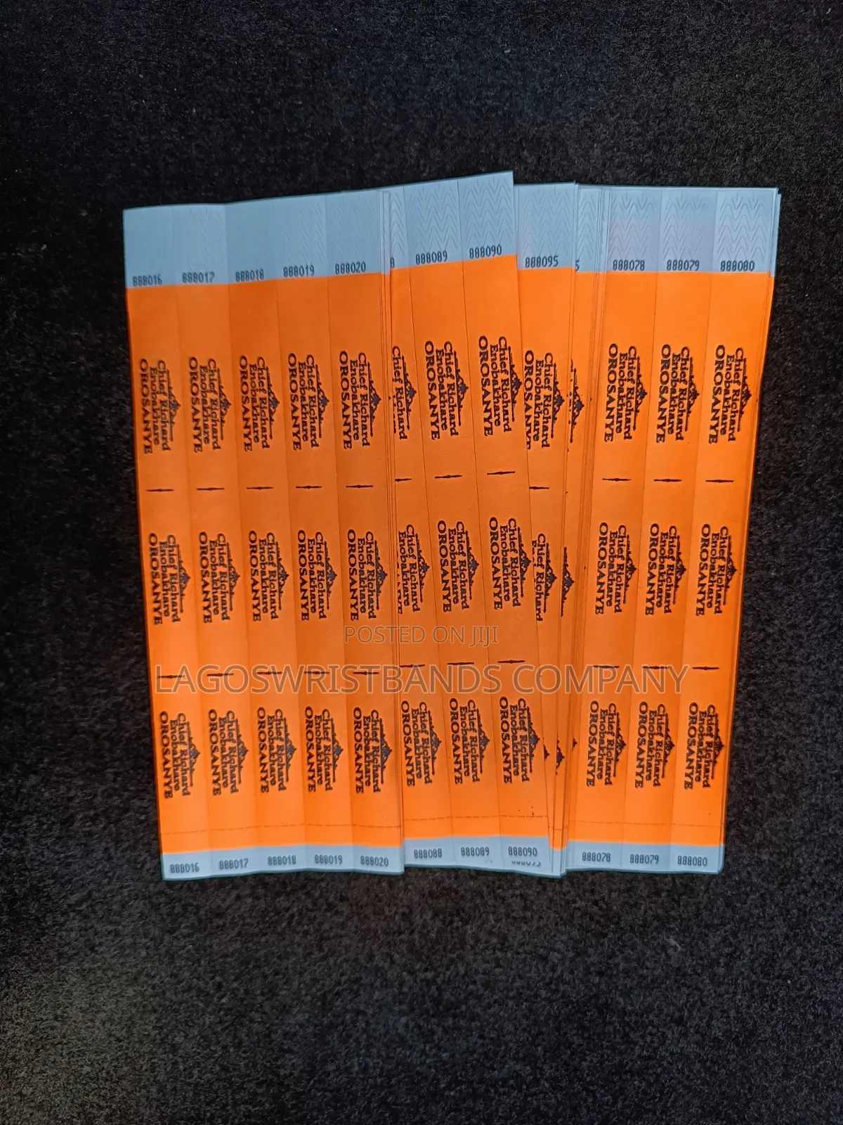 1,000pcs Plain Tyvek Paper Wristbands