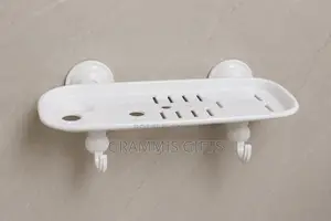 Wall-Mounted Bathroom Organizer