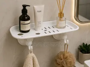 Wall-Mounted Bathroom Organizer