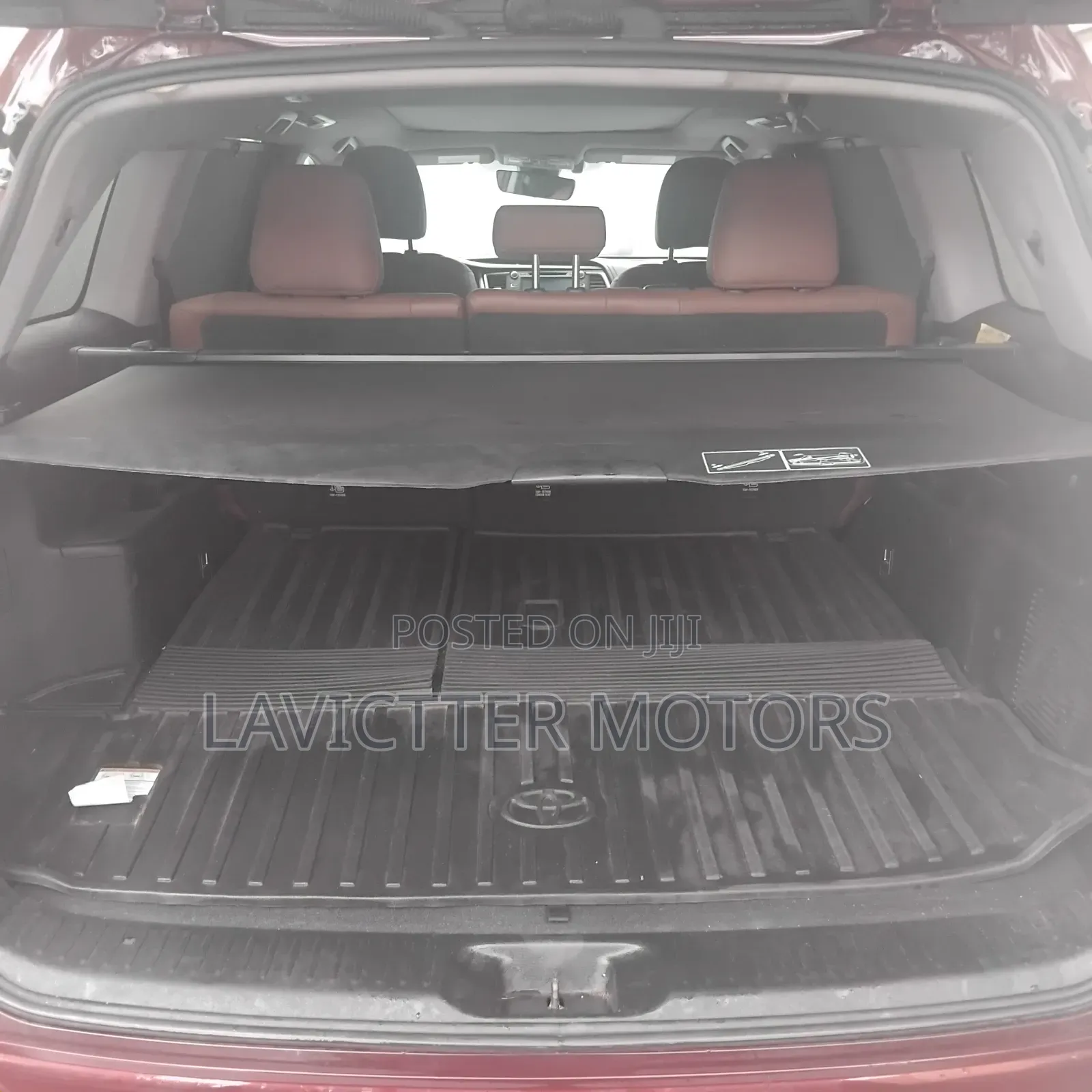 Toyota Highlander Limited Platinum 2019 Red