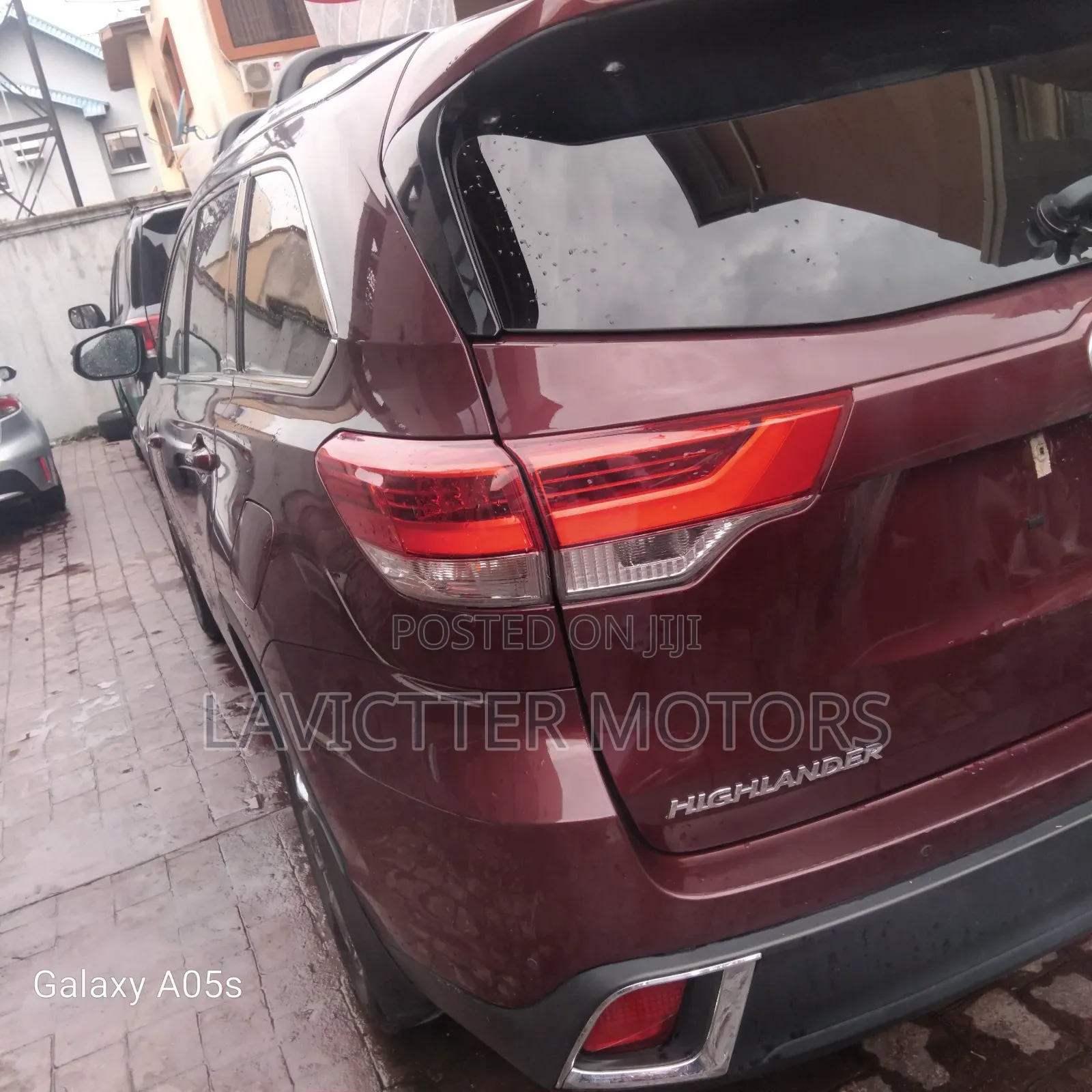 Toyota Highlander Limited Platinum 2019 Red