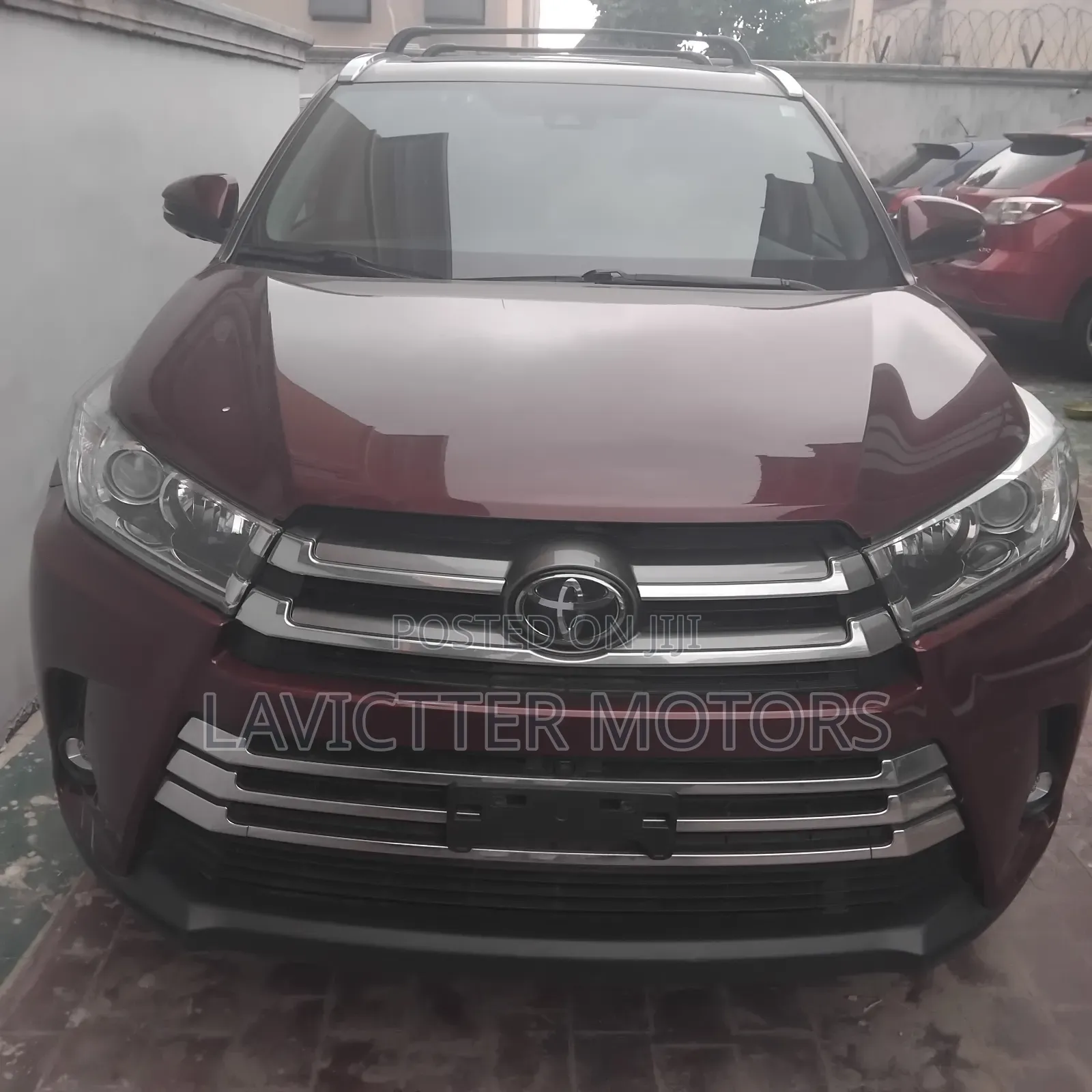 Toyota Highlander Limited Platinum 2019 Red