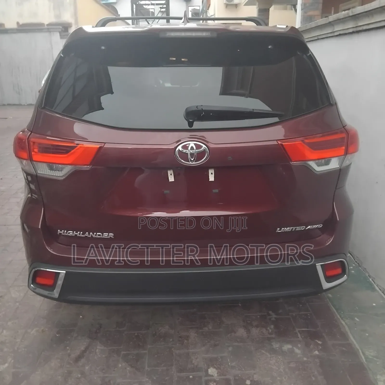 Toyota Highlander Limited Platinum 2019 Red