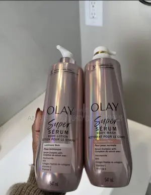 Olay Super Serum Body Wash and Body Lotion