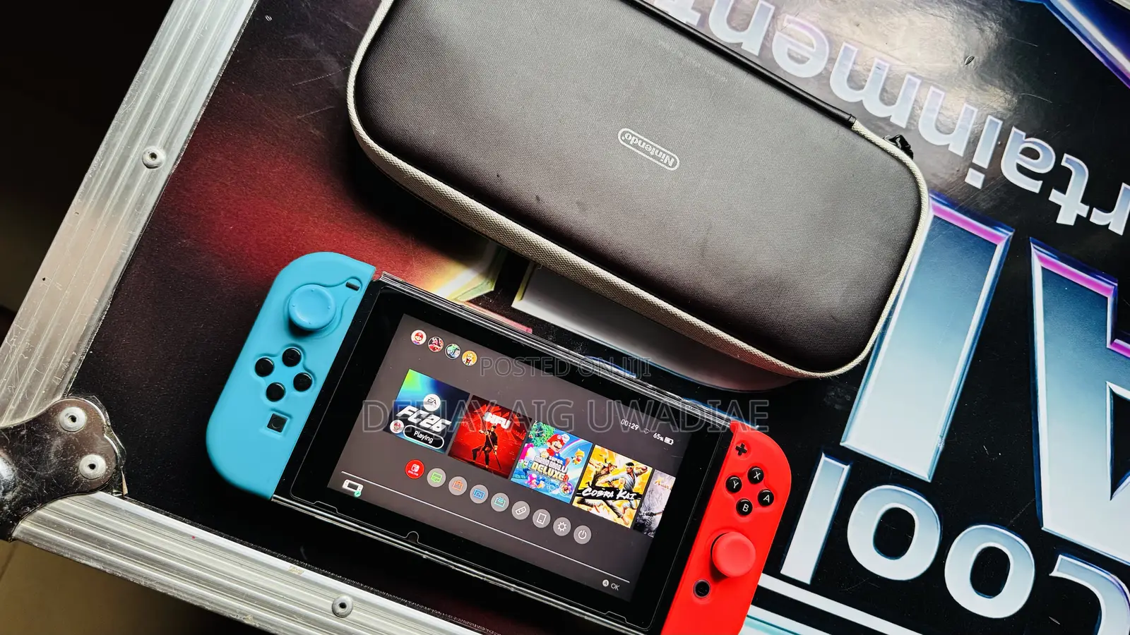 Hacked Nitendo Switch With 8games