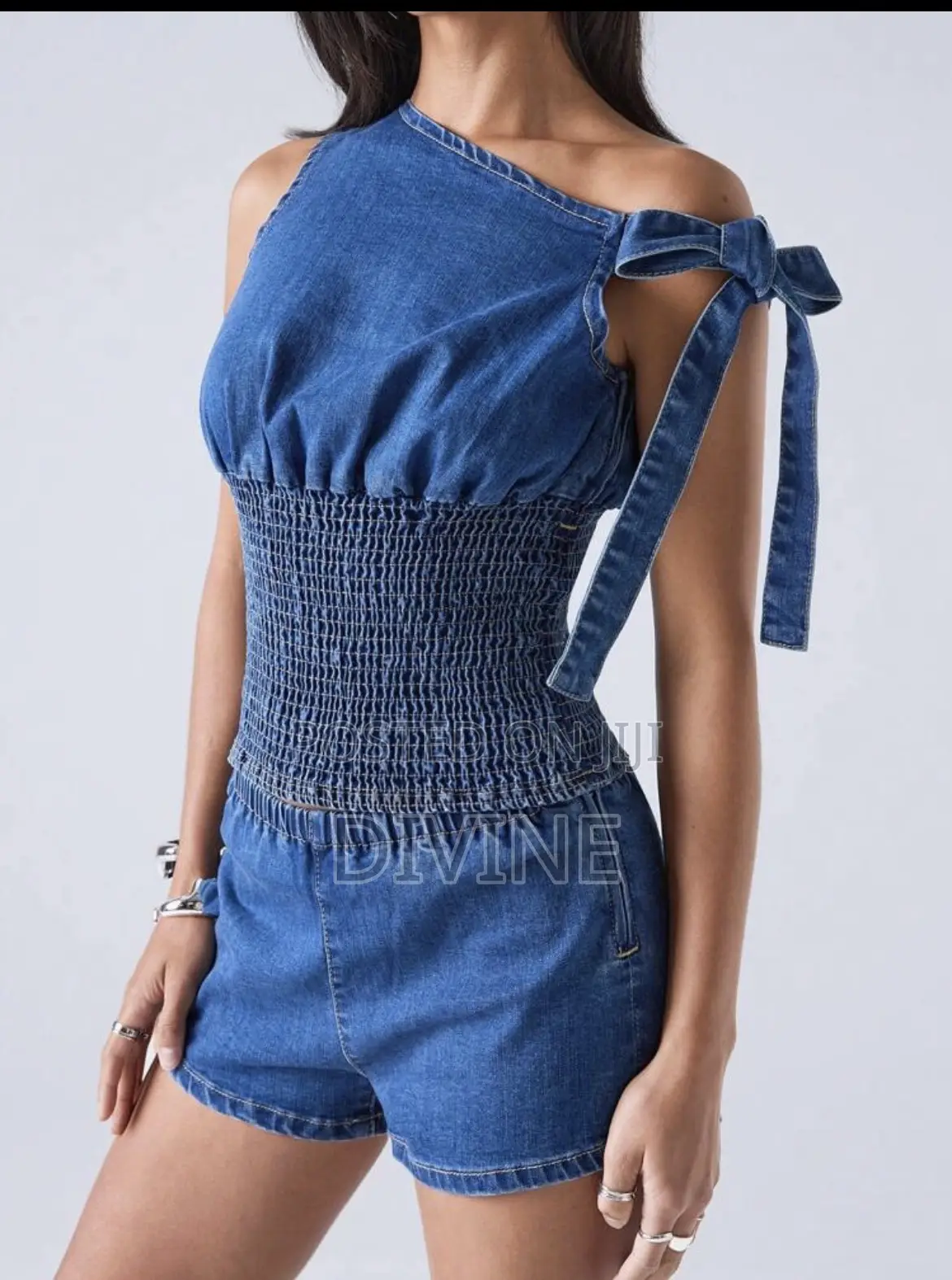 Denim 2 Piece Set